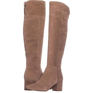 Franco Sarto Kerri Tall Block Heel Boots, size 7,